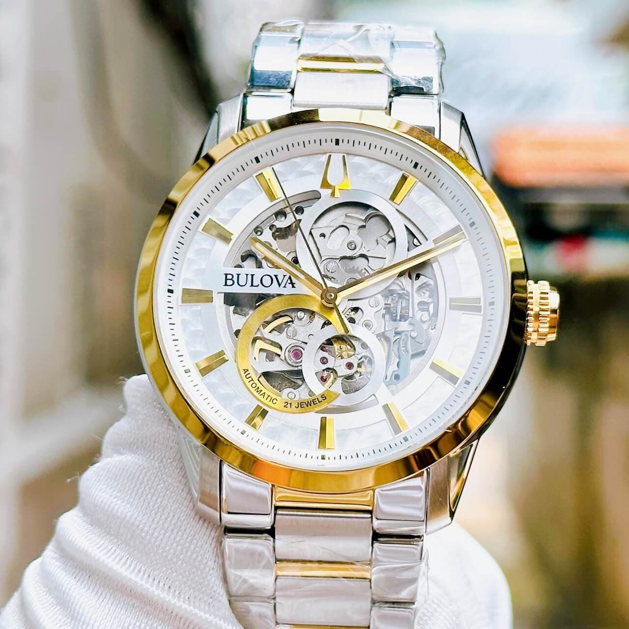 ĐỒNG HỒ BULOVA 98A214 HÀNG TRƯNG BÀY FULLBOX