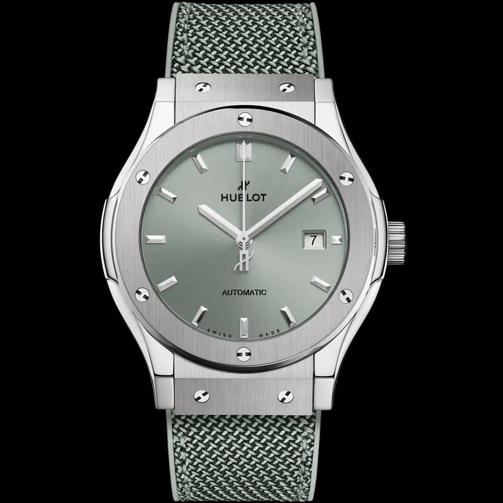 HUBLOT FUSION TITANIUM SAGE GREEN 542.NX.891G.NR